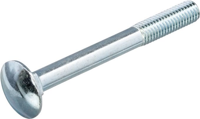 slotbout m5x40 - per zak a 10 stuks - gegalvaniseerd 4.6 - din 603 - inclusief moer