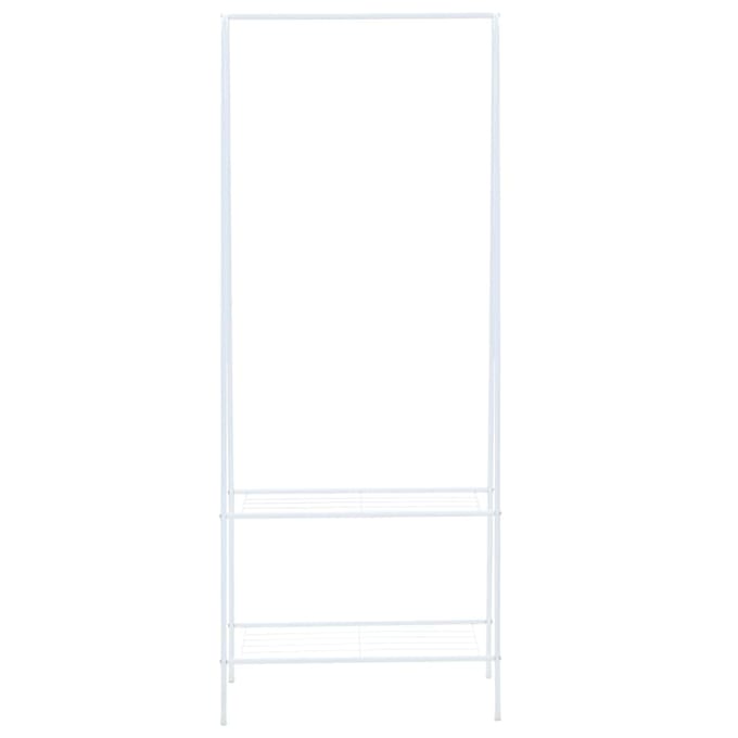 vidaXL - Kledingrek - 59x35x150 - cm - wit