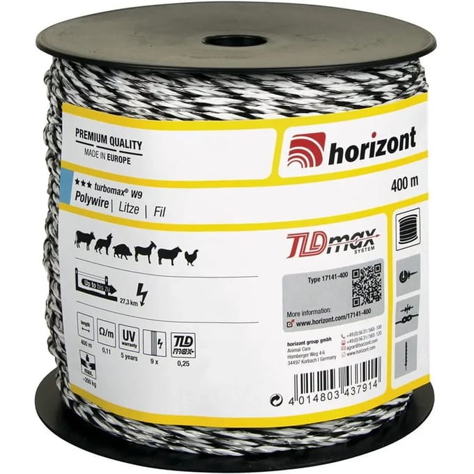 Draad Horizont Turbomax W9 400 m