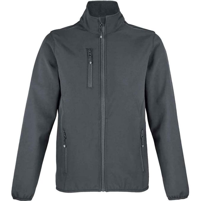SOLS Dames/Dames Falcon Softshell gerecyclede Soft Shell jas (Houtskool)