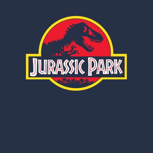 Jurassic Park Logo Women's T-Shirt - Navy - S