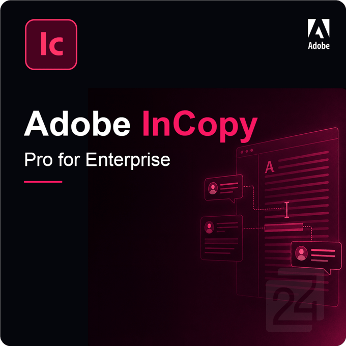 Adobe InCopy - Pro for Enterprise 1 - 9 Gebruiker(s)