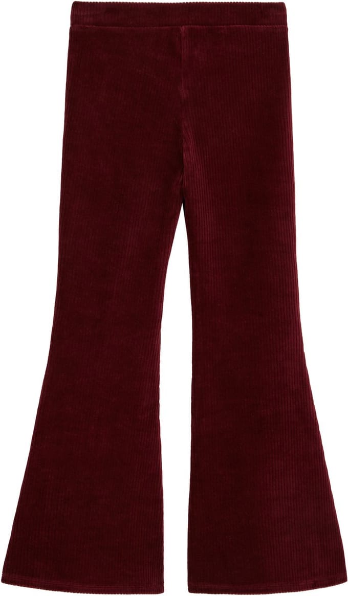 WE Fashion Meisjes velvet flared legging