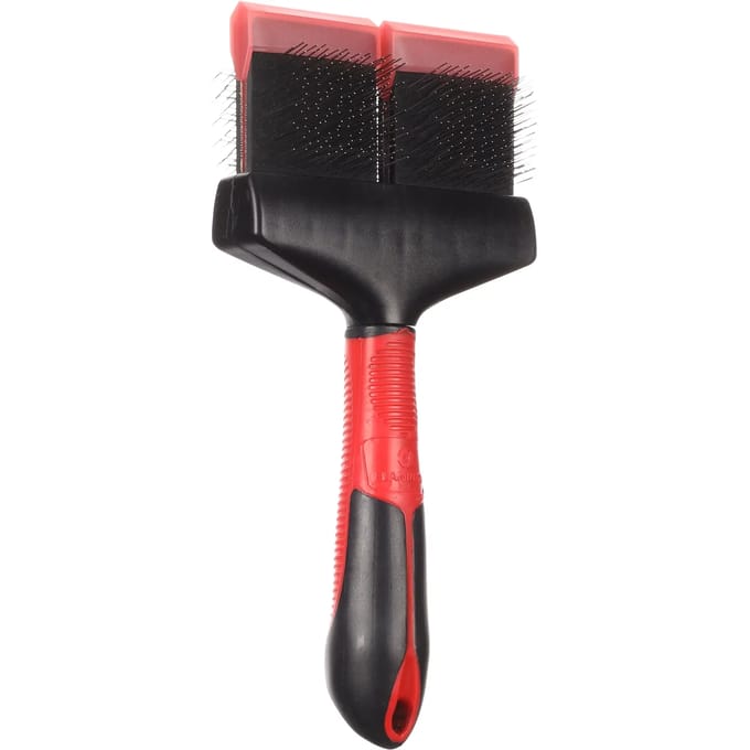 FLAMINGO 2-in-1 slickerborstel zachte handgreep maat L 1030196