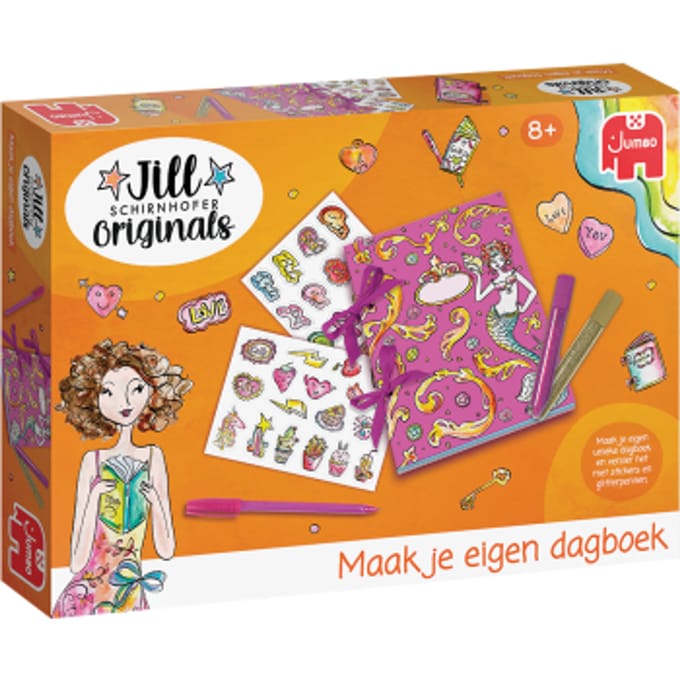 Jumbo - Jill Schirnhofer - Maak je eigen dagboek - Knutselset 8 jaar