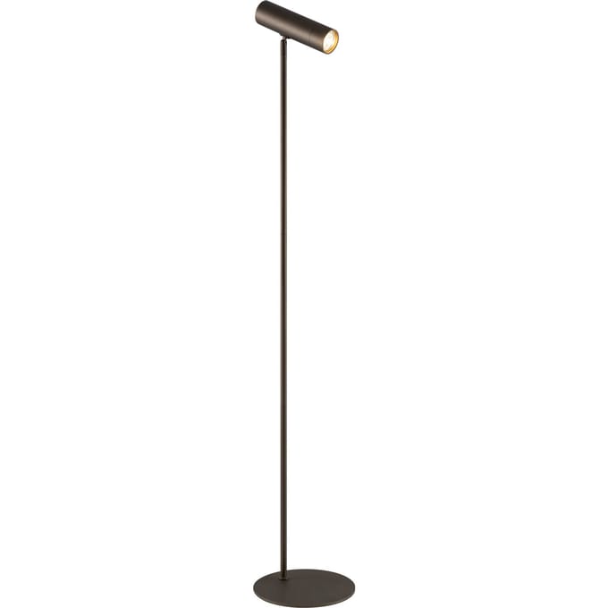 Home sweet Home Focus vloerlamp - donkerbrons, GU10, verstelbaar
