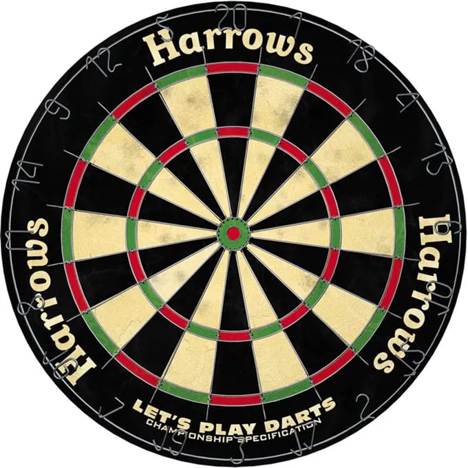 Harrows - Let'S Play Darts Bristle Board