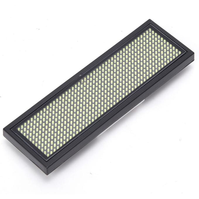 LED Naamkaartje Scrollende Bericht Tag Chinees 4 Tekens Teken Display wit