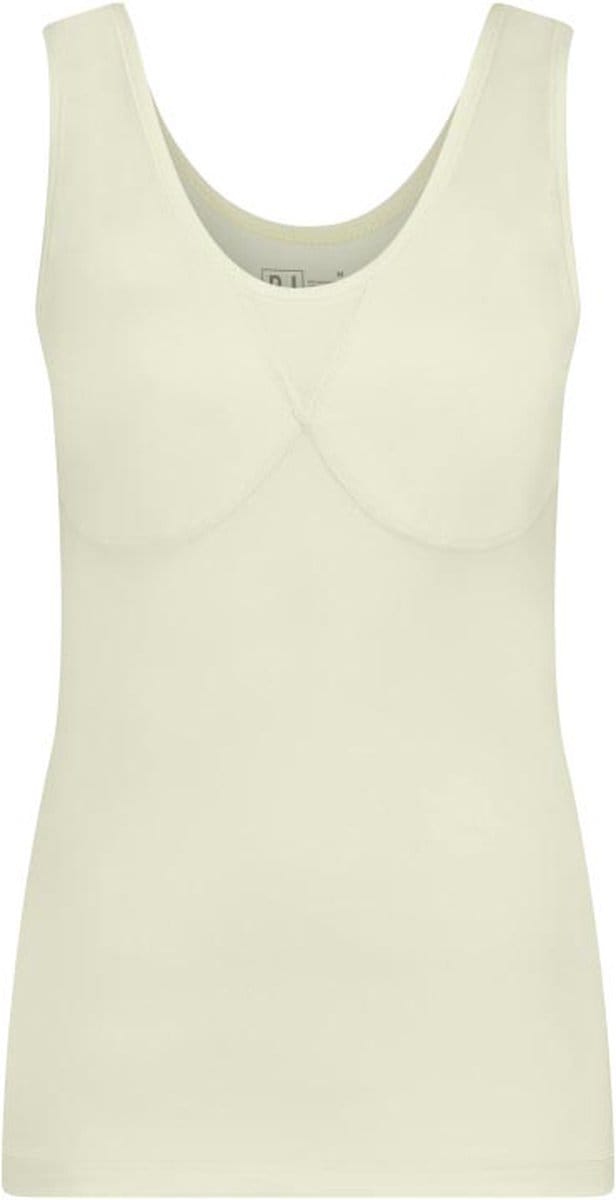 RJ Pure Color Proud Breast Dames Qups Hemd Ivoor M