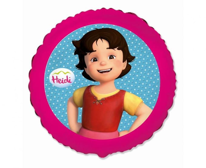 Ballon en Aluminium Rond Heidi, 46 Cm, 18