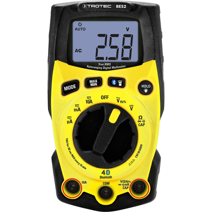 TROTEC Digitale true-RMS multimeter BE52