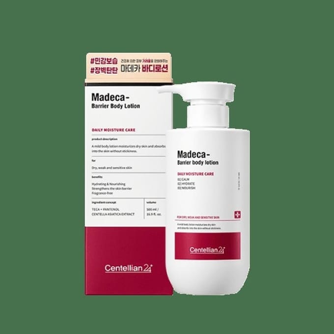Authentieke CENTELLIAN24 Madeca Barrier Bodylotion 500ml – Barrier Body Herstel white