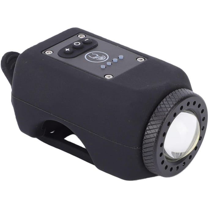 Fietslamp met Toeter USB Opladen Waterdicht Breed Straal 110dB Stuur Fiets Toeter Lamp gray