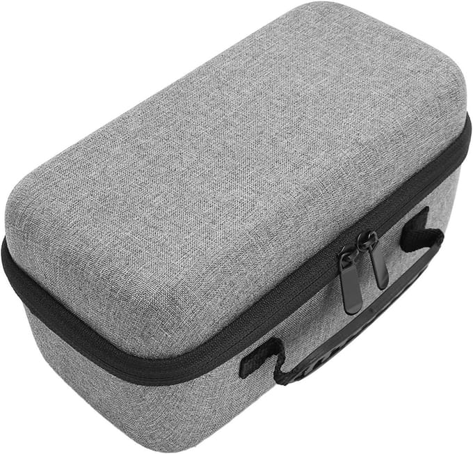 Projectortas - Draagbare Organizer - Projector Bescherming - Schokbestendig EVA Materiaal - 24 x 12 x 12 cm - Grijs