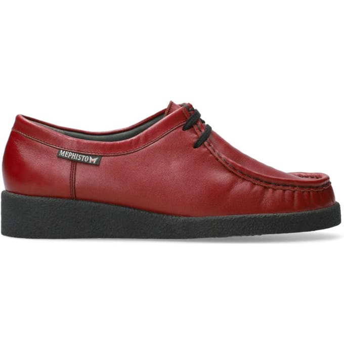 Mephisto Christy - dames veterschoen - rood - maat 35.5 (EU) 3 (UK)
