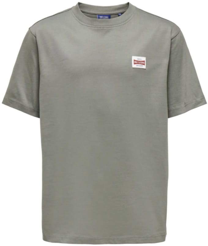 Only & Sons - T-shirt - OSJFred - Castor Gray - Maat 122/128