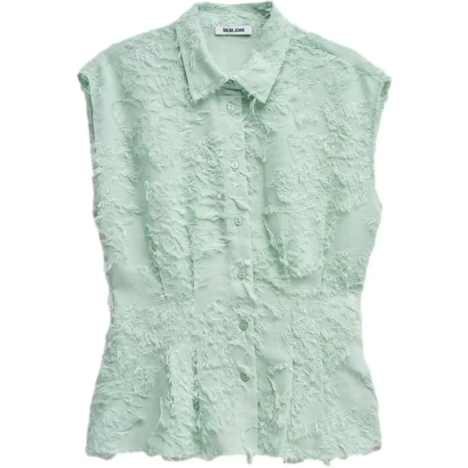 Dames jacquard tanktop Salsa Jeans