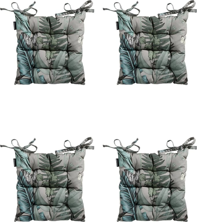 Madison - Zitkussen - Universeel - 4 stuks - 46 x 46cm - Scott - Grijs