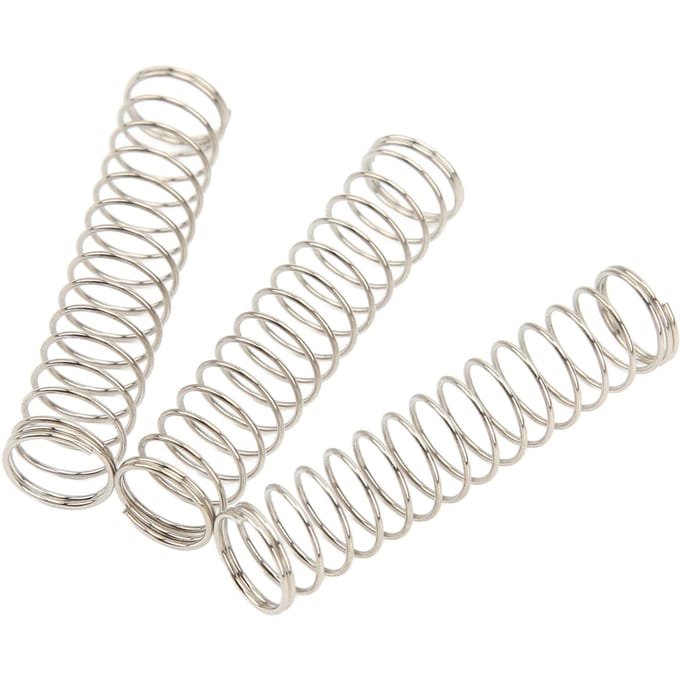 3 stuks Trompetveren Klep Repareren Vervangingsonderdelen Set Blaasinstrument Accessoires white
