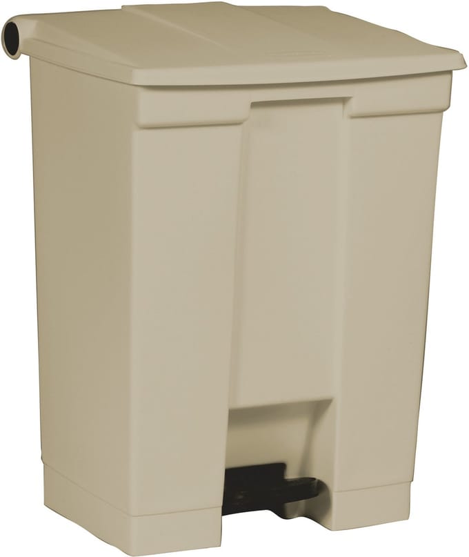 Rubbermaid Step On Container - 68 l - Beige