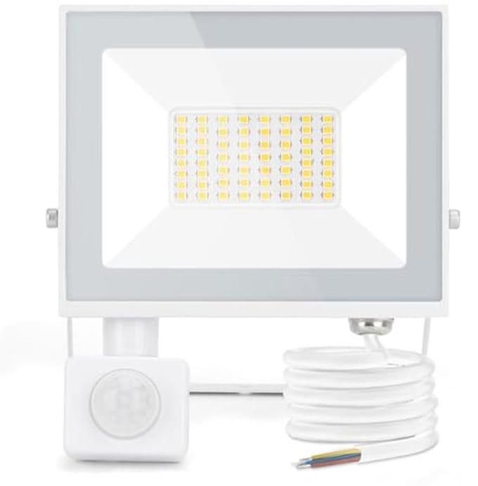 30 W LED Floodlight met Bewegingssensor - Helder Buitenlicht voor Tuin, Garage en Patio
