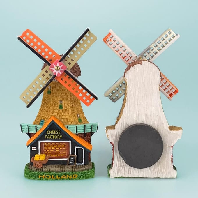 Koelkastmagneet - Polystone - Molen Cheeseshop - Holland - Souvenir
