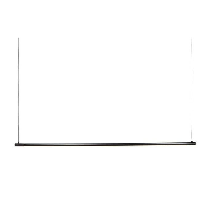 LOOM DESIGN LED hanglamp Straw 150, zwart, aluminium