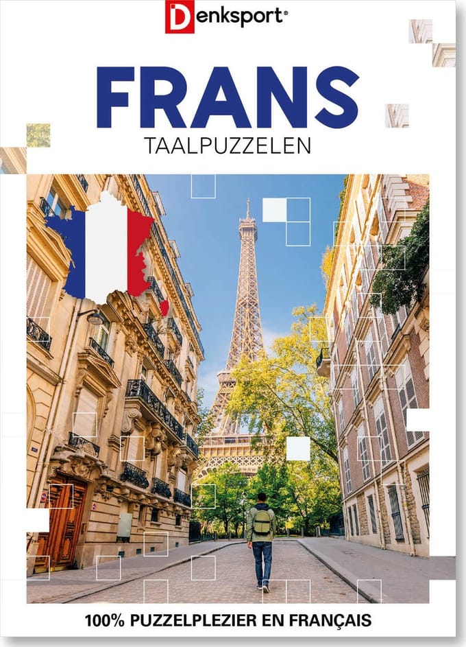 Denksport Frans Taalpuzzelen puzzelboek, editie 1