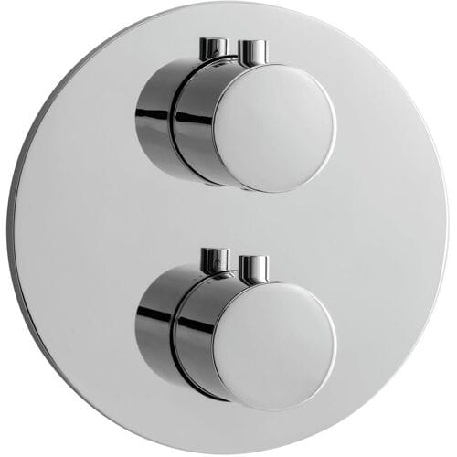 Herzbach DEEP concealed thermostat round for 3 consumers 11.503055.1.01