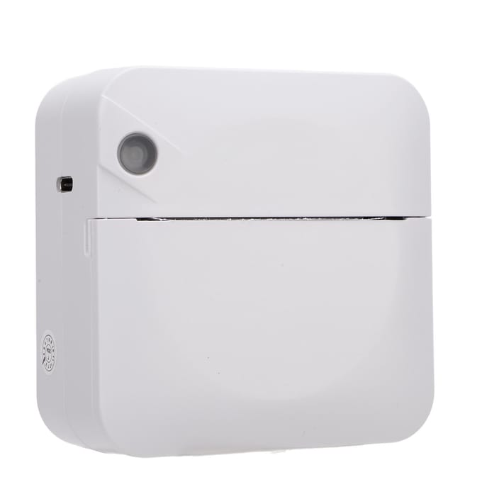 Kleine Zakprinter Bluetooth APP Zwart Wit Afdrukken Draagbare Thermische Printer voor Studenten Fout blauw