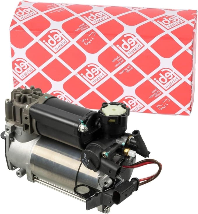 Compressor Persluchtsysteem - Luchtvering Compressor - Auto Onderdelen Reparatie - 2 Aansluitingen 12V - 4 kg - null
