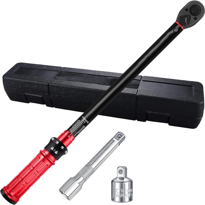 CLVP® Momentsleutel Auto - Draaimomentsleutel Wielbouten - Rood