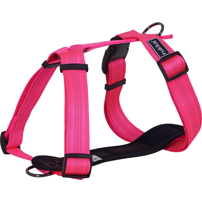 Rukka® Form Neon Harnas, roze maat L hond