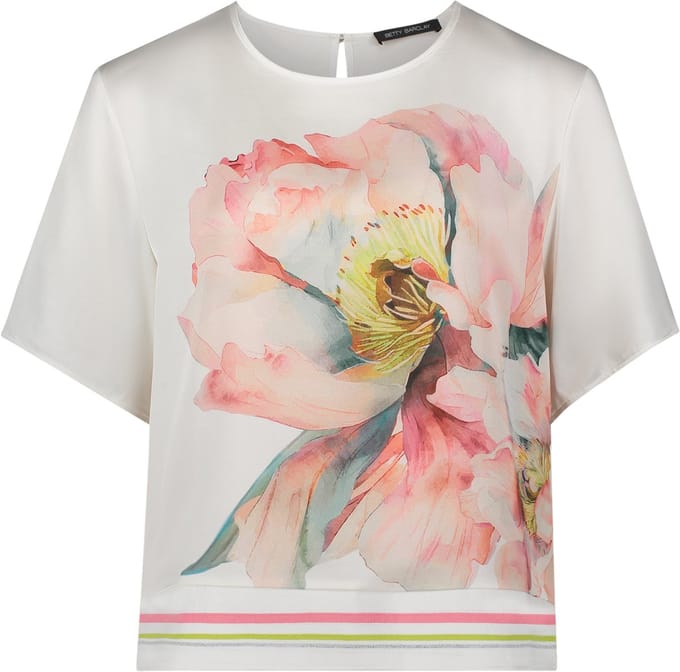 BETTY BARCLAY - Dames bloes - Maat 48 - Vrouwen - wit - Viscose