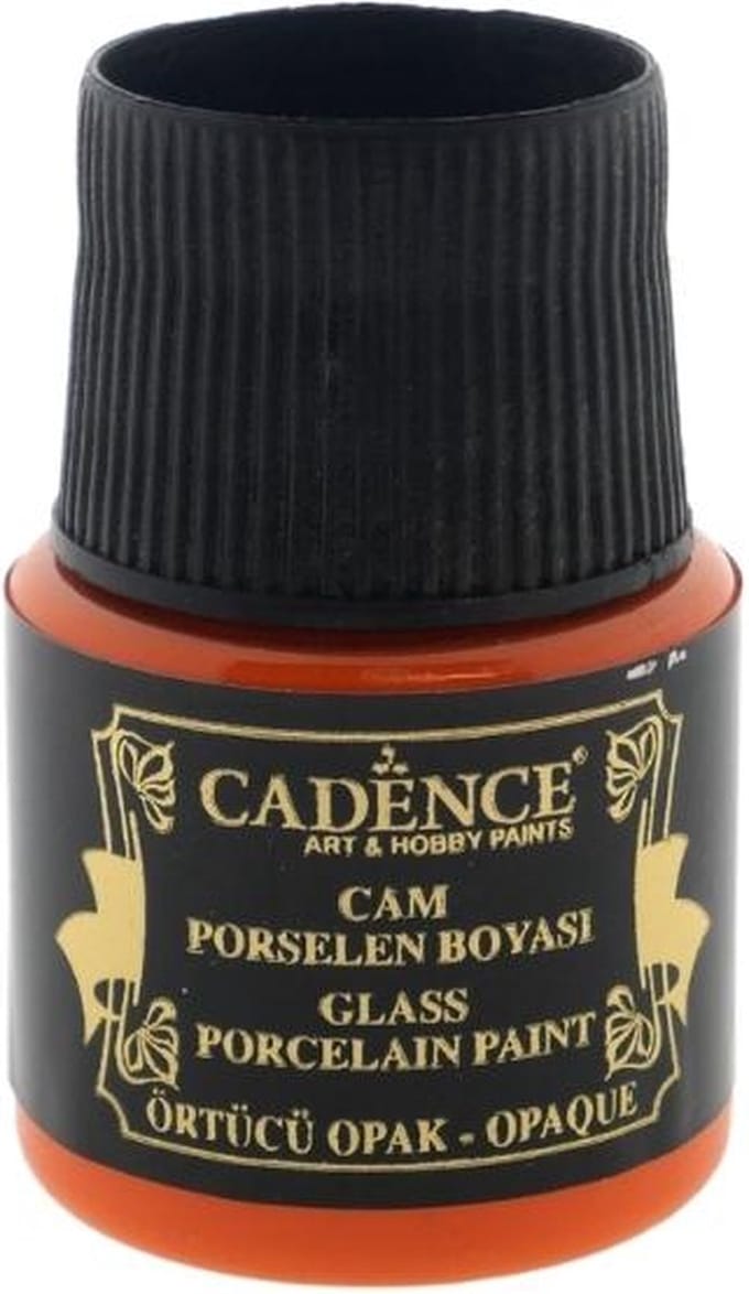 Cadence Glas- en Porseleinverf Opaque 45 ml Oranje