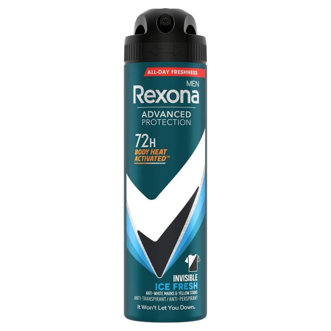 Rexona Men Advanced Protection - Onzichtbare IJsfris Antiperspirant - Spray - 150 ml