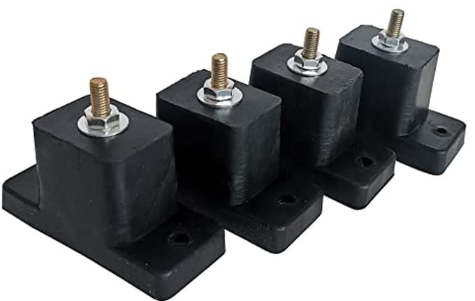 Montage Airconditioning Rubberen Pads 4 Stuks - Schokdemper Houder voor Buiten
