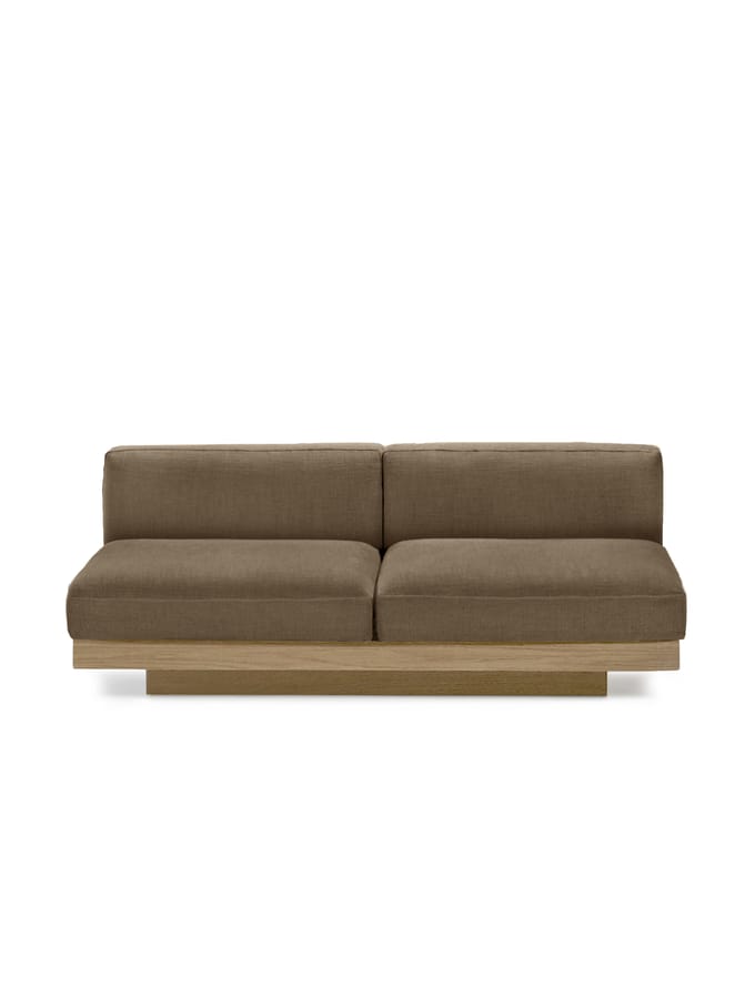 Serax Rudolph Teak Outdoor 2-zitsbank - camel