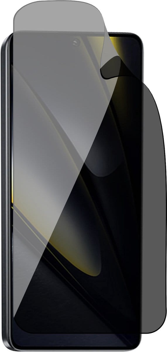 Privacy Screenprotector geschikt voor Poco F6 - 1x FlexGuard Screen Protector