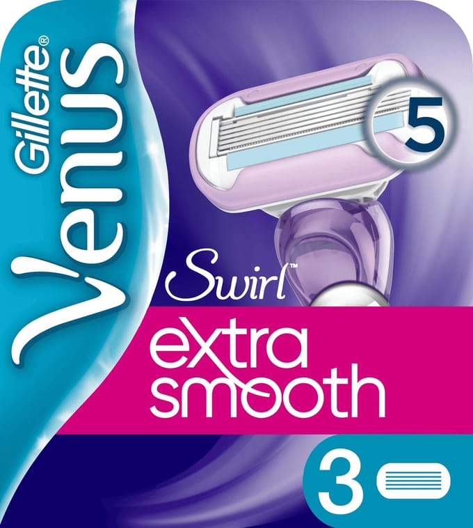 Gillette Venus Swirl Extra Glad Scheermesjes Vrouwen - 3 stuks