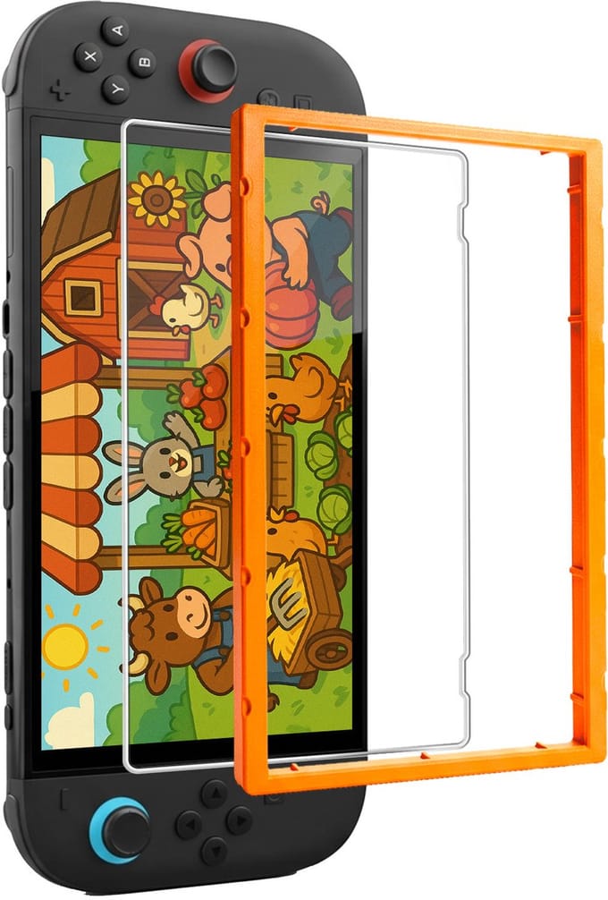 Screenprotector Met Installatie Frame - Geschikt voor Nintendo Switch 2 - Screenprotector Gehard Glas Beschermglas