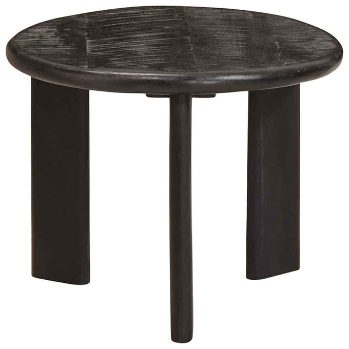vidaXL - Nesting - Koffietafels - 3 - st - Wit - Ø - 54 - x - 40 - cm - Massief - Mango - Hout