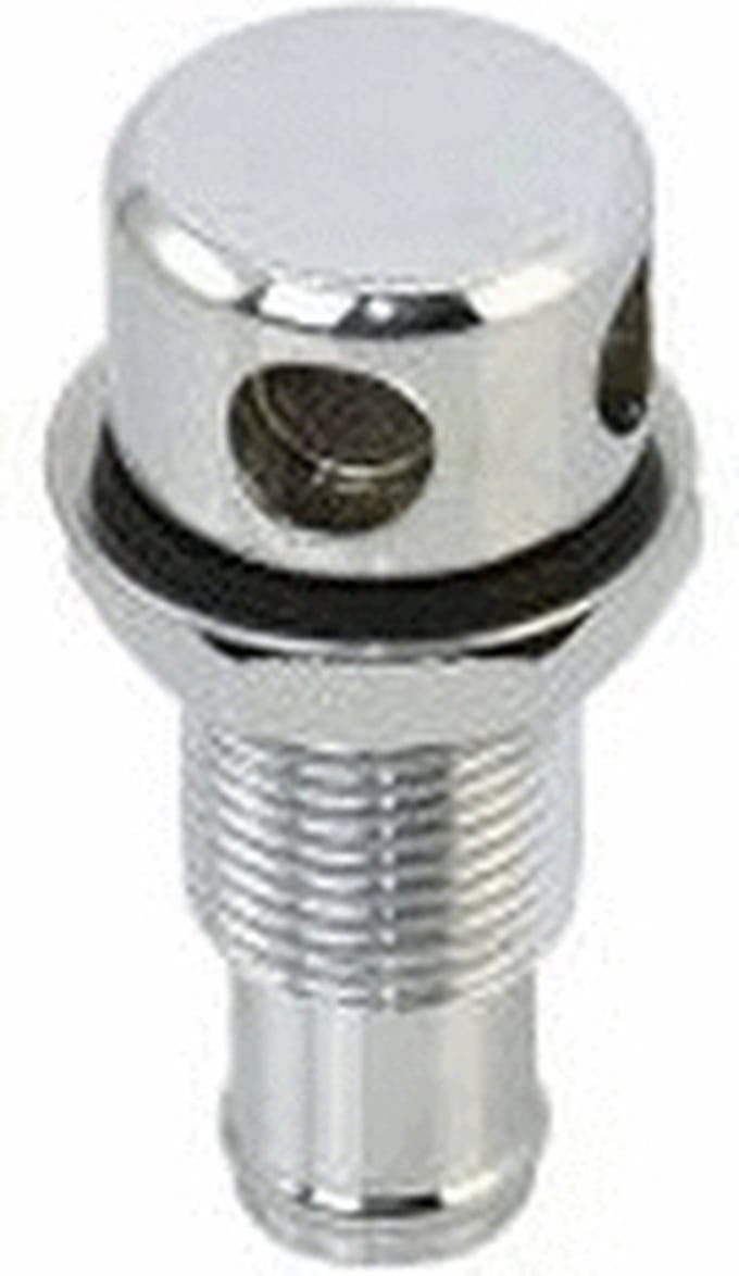 Tankontluchter recht - 16 mm