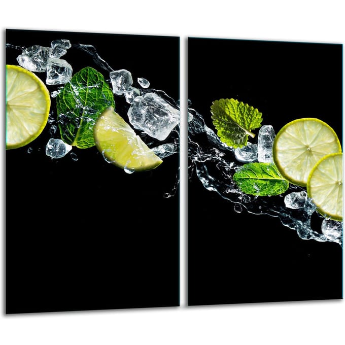 TMK ArtDeko - Serie Snijplank - Glas - 30x52cm - Kleurvol - Veilig