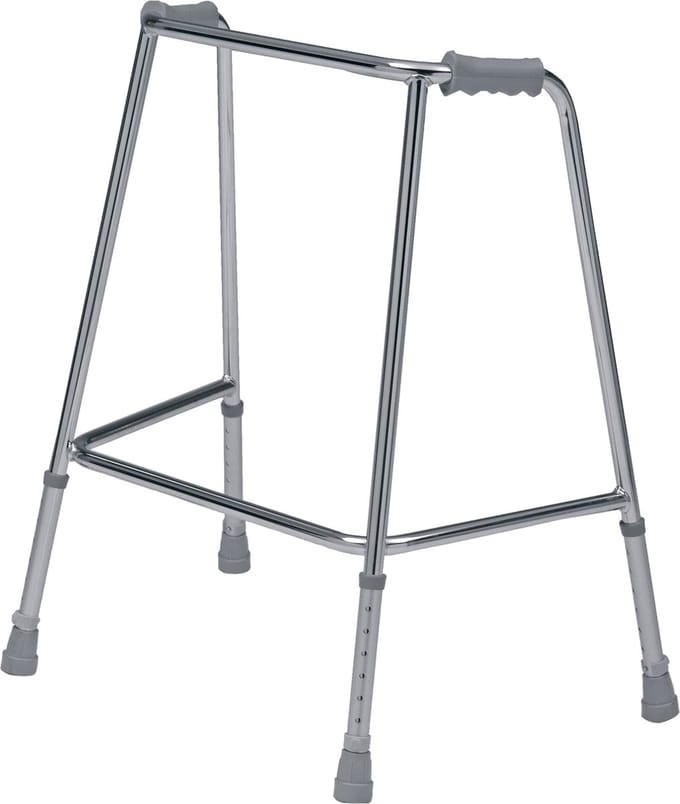Looprek - heavy duty - verstelbaar 73-80cm -max gebruikers gewicht 318 kg - Aluminium