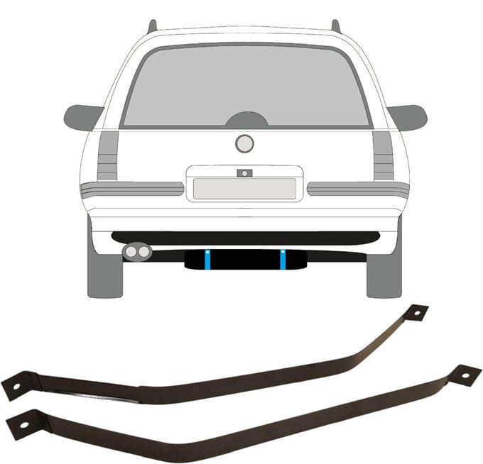 Brandstoftank klemmen voor Opel Omega B 1994-2003
