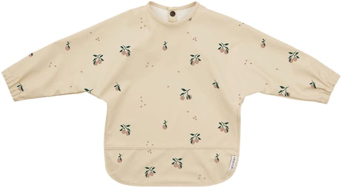Liewood Merle slabbetje met mouwen Peach/sea shell mix