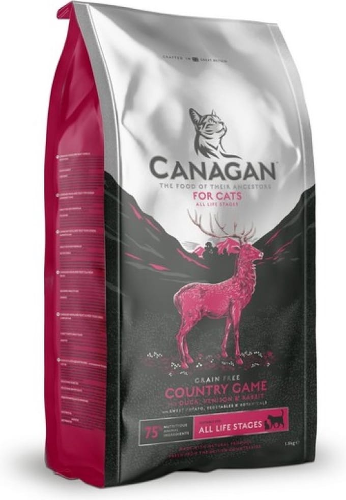 Canagan Country Game Duck, deer, rabbit - droog kattenvoer - 1.5kg