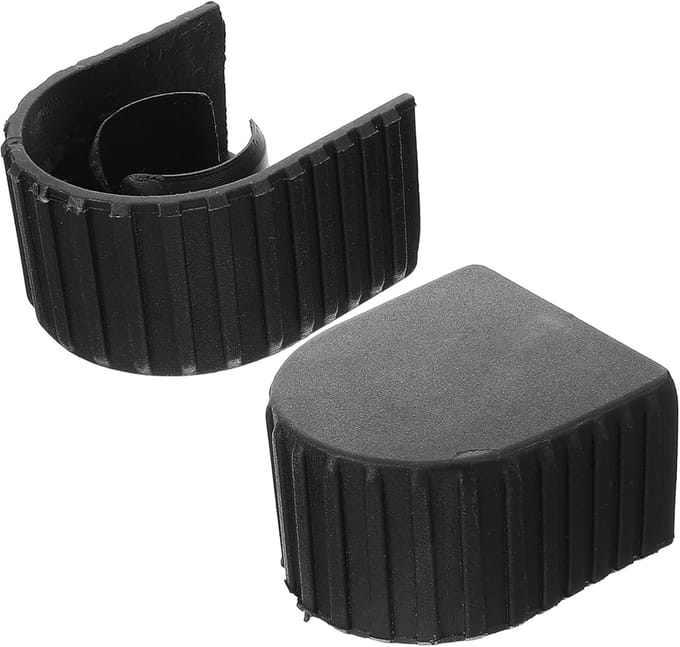 Ladder Eindkappen - Ladder Accessoires - Veiligheid Stabiliteit - Verdikte Constructie - 5 x 4.3 x 2.9 cm - Zwart