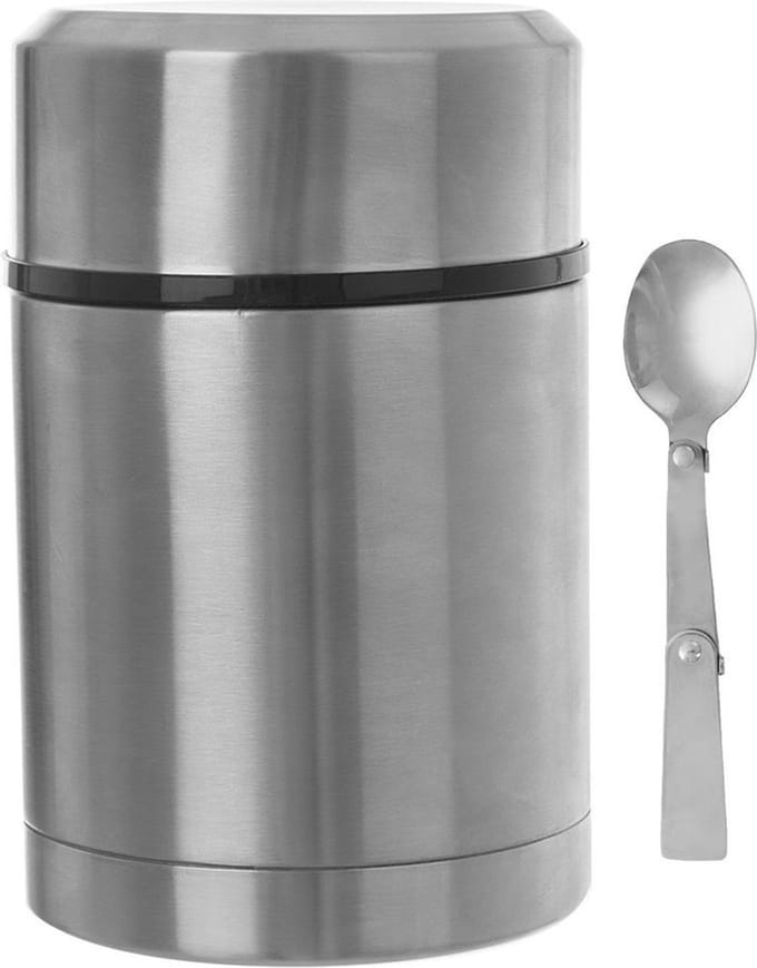 Thermische Container voor Eten Edelstaal 700 ml - Warmhoudcontainer - Thermosfles voor Lunch - Soep Thermos - Voedselcontainer - Lunchpot